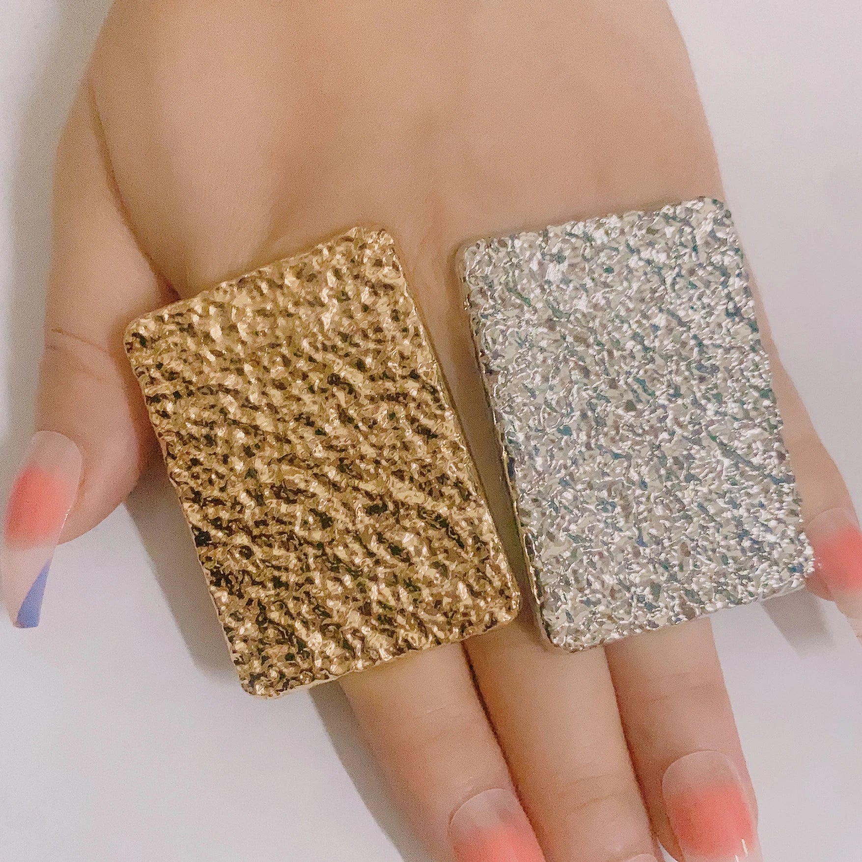 Bold Gold-Plated Ring Set for Women – Assorted Statement Elements & Shapes