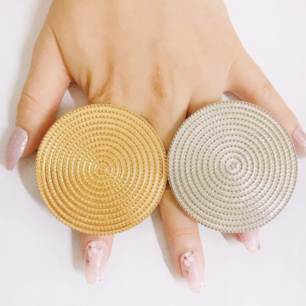Bold Gold-Plated Ring Set for Women – Assorted Statement Elements & Shapes