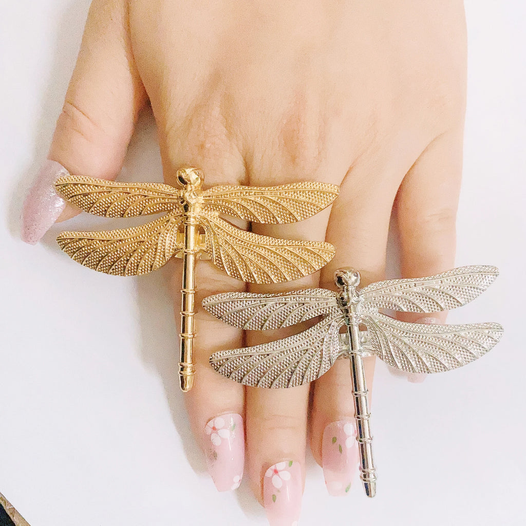 Bold Gold-Plated Ring Set for Women – Assorted Statement Elements & Shapes