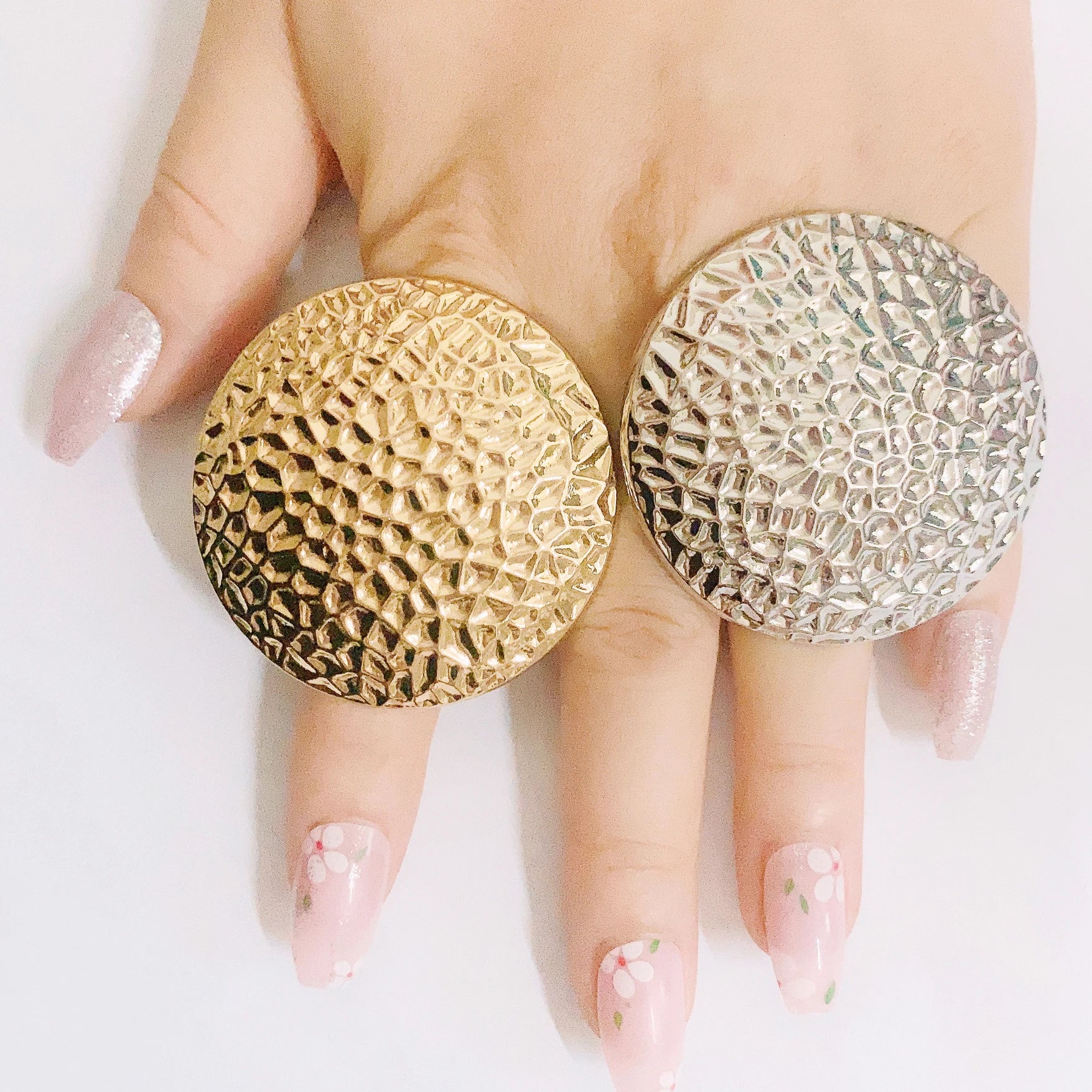 Bold Gold-Plated Ring Set for Women – Assorted Statement Elements & Shapes
