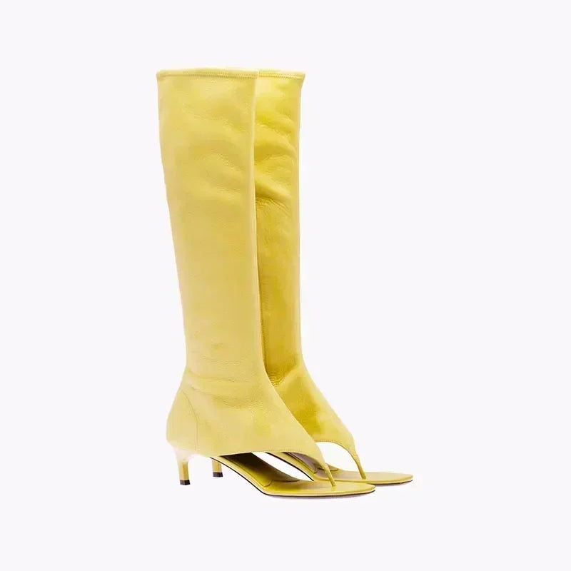 Fish Mouth Clip Toe Mid Boots – Where Bold Meets Chic