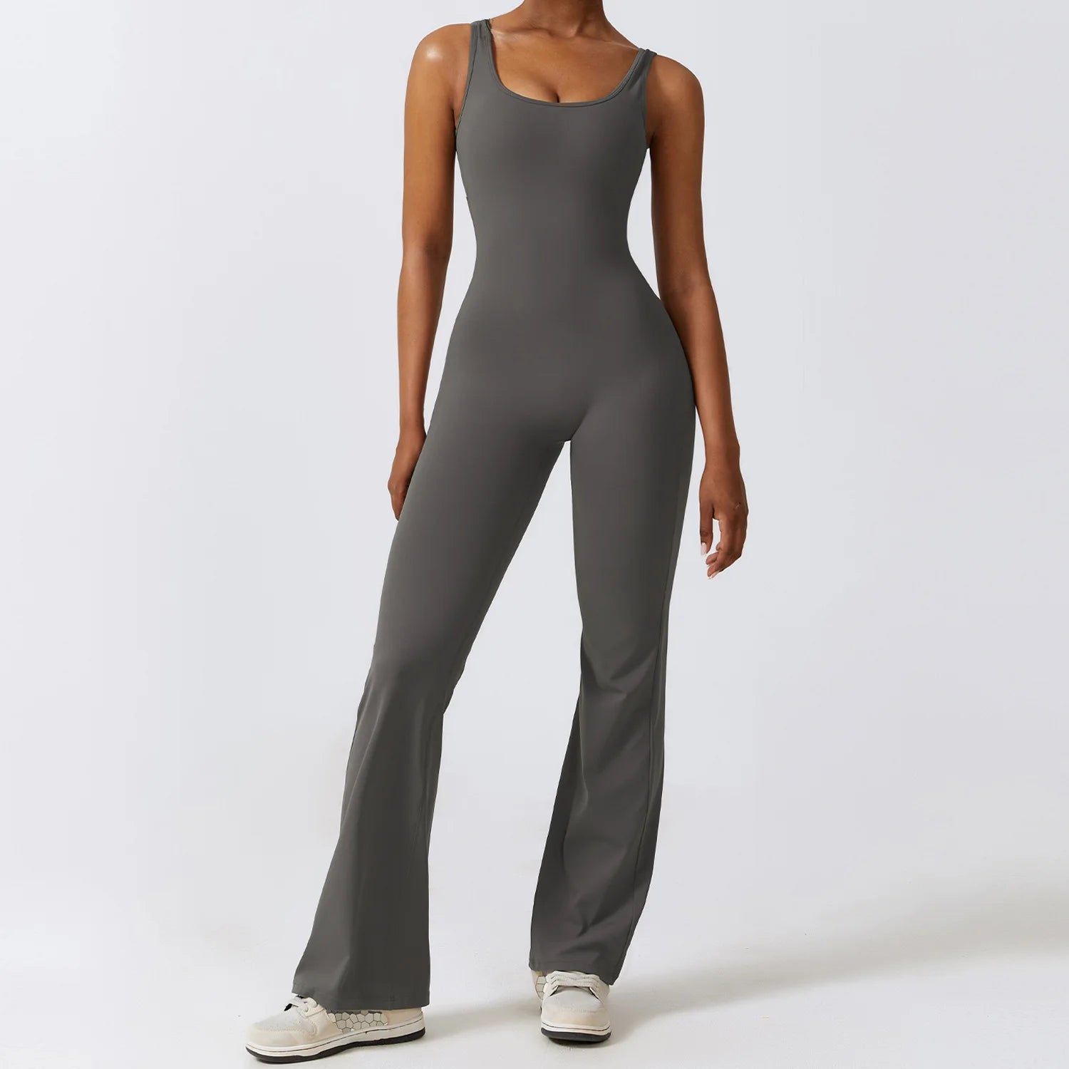Women's Push-Up Workout Jumpsuit – Stretch Fitness & Yoga Bodysuit