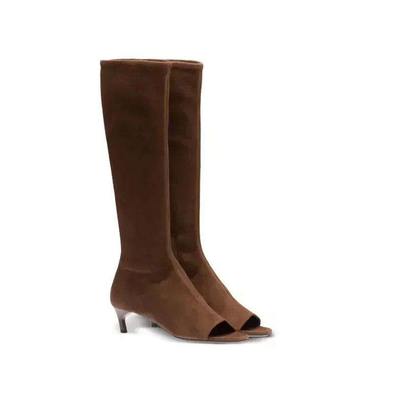 Fish Mouth Clip Toe Mid Boots – Where Bold Meets Chic