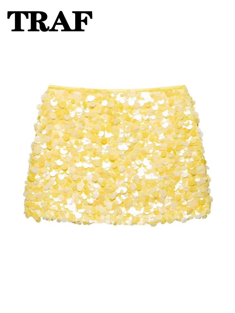Sexy Sequin Mini Skirt – Women’s Slim Fit Party & Clubwear