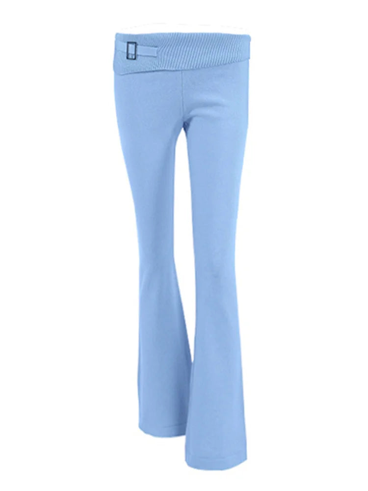 Tossy Knit 2-Piece Women’s Tracksuit – Crop Hoodie & Trousers Set