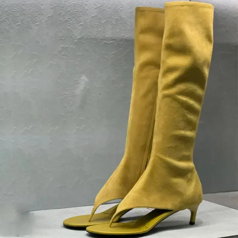 Fish Mouth Clip Toe Mid Boots – Where Bold Meets Chic