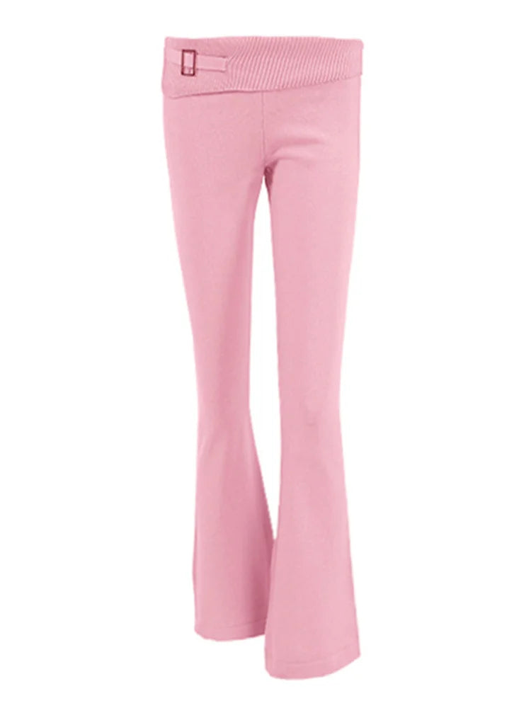 Tossy Knit 2-Piece Women’s Tracksuit – Crop Hoodie & Trousers Set
