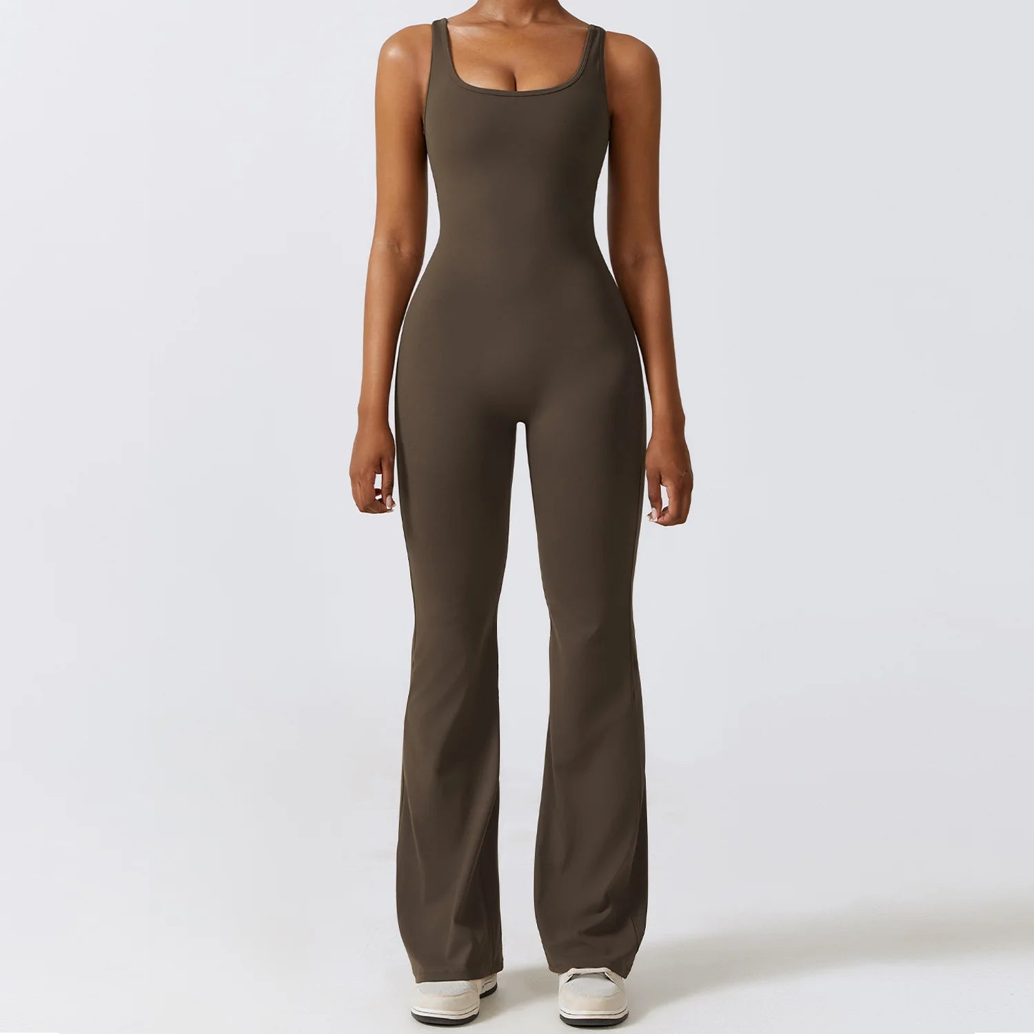 Women's Push-Up Workout Jumpsuit – Stretch Fitness & Yoga Bodysuit