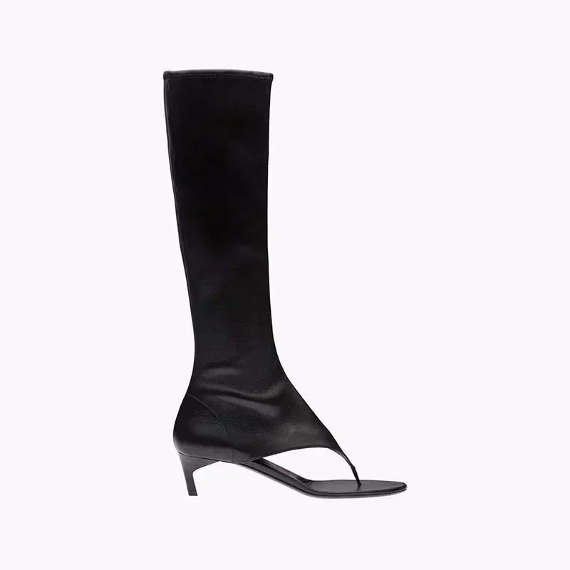 Fish Mouth Clip Toe Mid Boots – Where Bold Meets Chic
