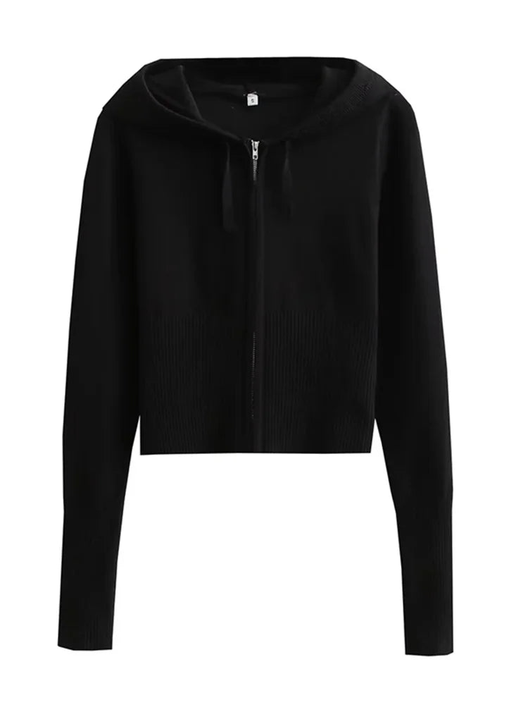 Tossy Knit 2-Piece Women’s Tracksuit – Crop Hoodie & Trousers Set