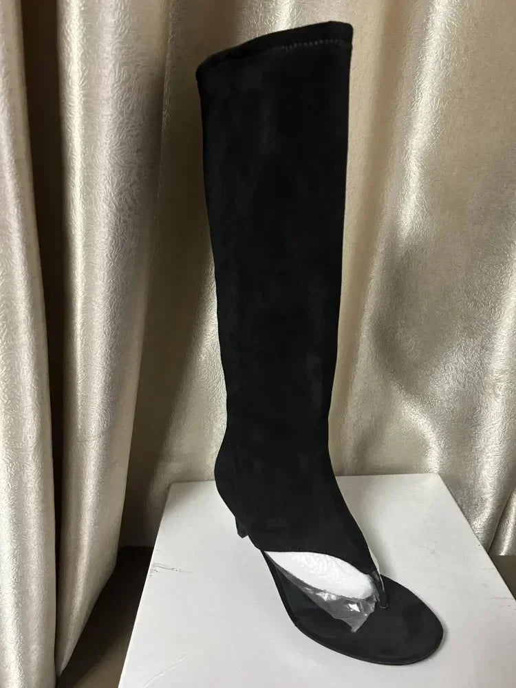 Fish Mouth Clip Toe Mid Boots – Where Bold Meets Chic