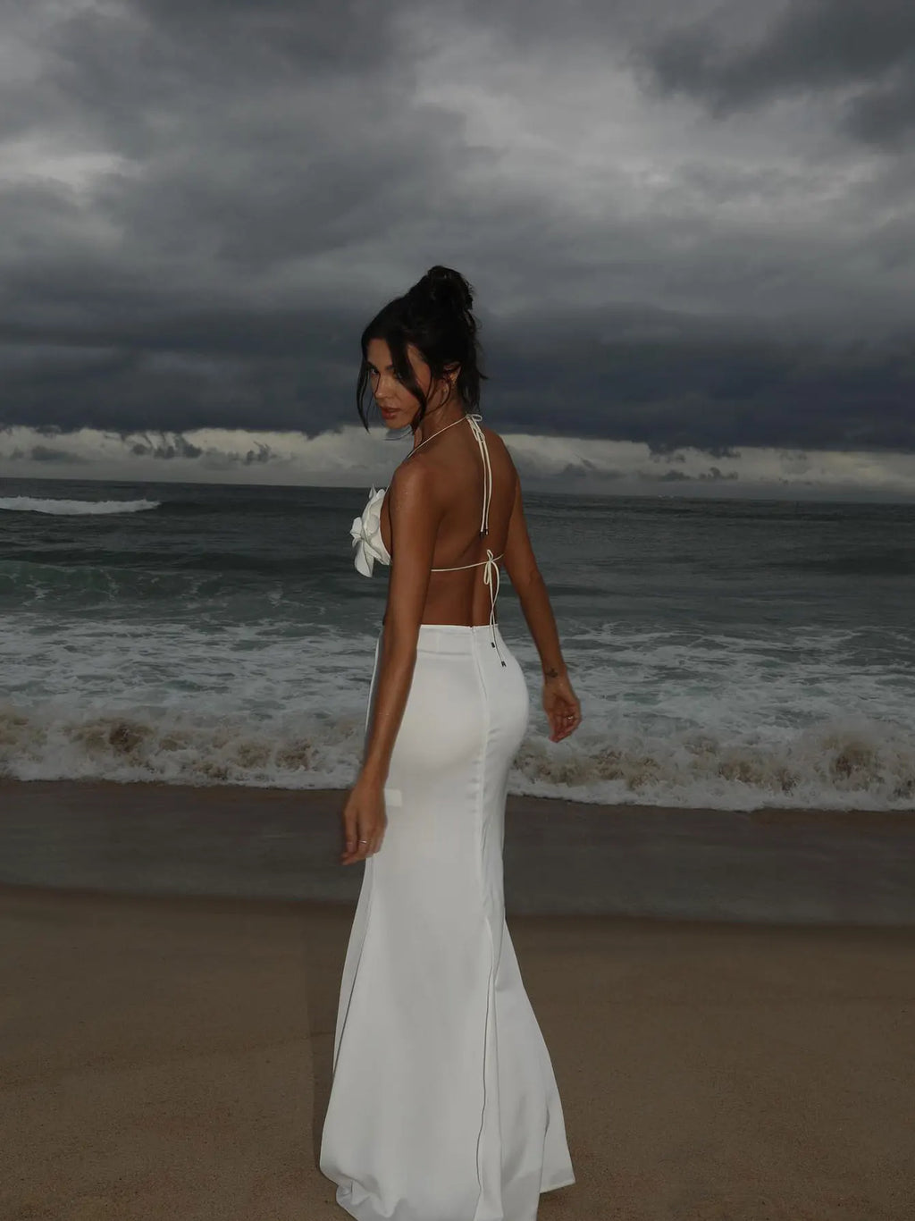 Women's Sexy Brazilian Bikini Set with Bandage Design & Skirt Cover-Up