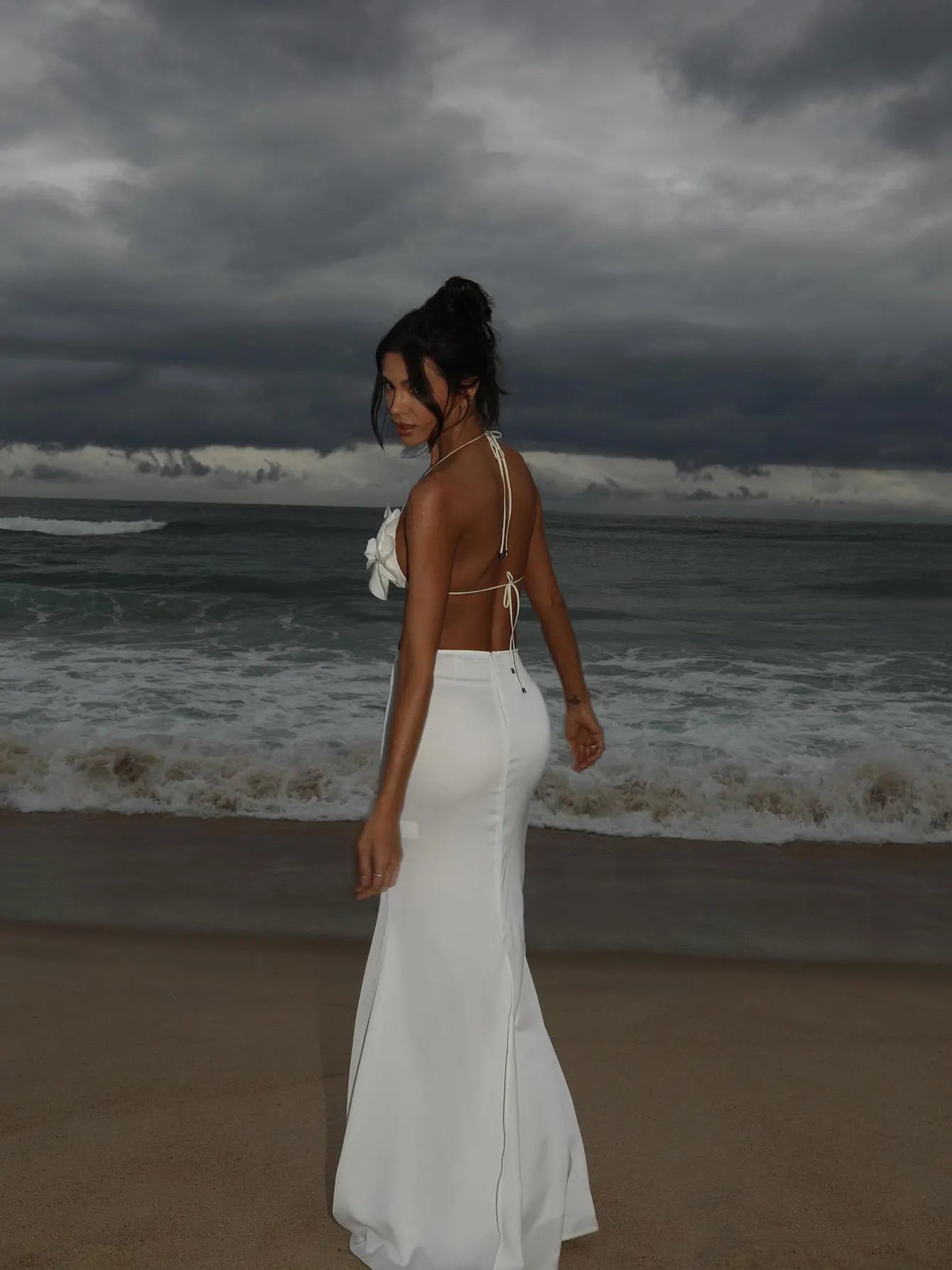 Women's Sexy Brazilian Bikini Set with Bandage Design & Skirt Cover-Up
